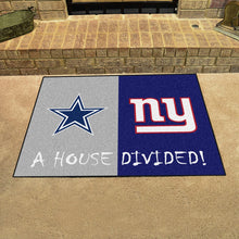 Load image into Gallery viewer, FANMATS NFL House Divided Nylon Face House Divided Rug