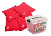 Load image into Gallery viewer, Triumph Professional Red Canvas Duck Cloth 16 oz. Bean Bag Set for Bean Bag Toss Outdoor Play