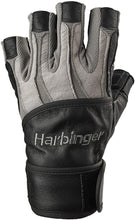 Load image into Gallery viewer, Harbinger BioForm Wristwrap Weightlifting Glove with Heat-Activated Cushioned Palm (Pair)