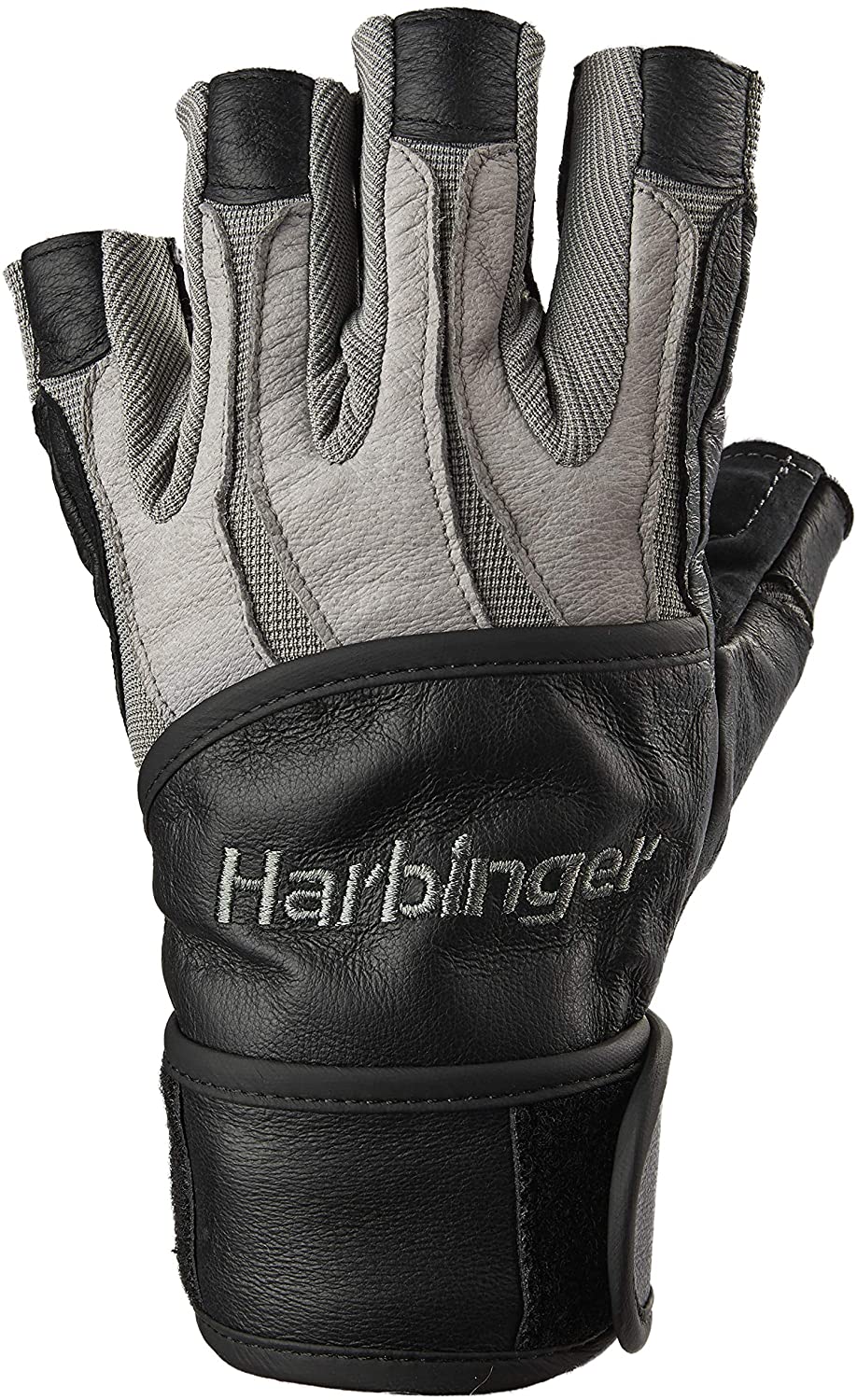 Harbinger BioForm Wristwrap Weightlifting Glove with Heat-Activated Cushioned Palm (Pair)