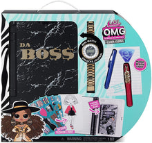 Load image into Gallery viewer, LOL Surprise OMG Fashion Journal – Secret Electronic Password Journal Notebook with Real Watch &amp; Invisible Ink Pen Storage of Secret Diary Cute Journal for Girls