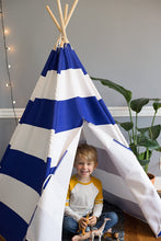 Load image into Gallery viewer, Wildkin Kids 100% Cotton Teepee Play Tent for Boys and Girls, Kids Play Tent