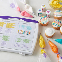 Load image into Gallery viewer, Wilton Decorate Smart Deluxe Practice Board Set, Cake Decorating Supplies,White/Purple