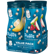 Load image into Gallery viewer, Gerber Puffs Banana &amp; Strawberry Apple, 5.92 Ounce