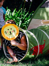 Load image into Gallery viewer, Pacific Play Tents 20435 Kids Safari Fun Dome Tent Crawl Tunnel Combo Indoor / Outdoor Fun,Multicolor