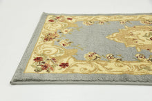 Load image into Gallery viewer, Unique Loom Versailles Collection Traditional Classic Light Blue Runner Rug (2' 2 x 6' 0)