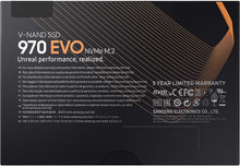 Load image into Gallery viewer, Samsung 970 EVO SSD - M.2 NVMe Interface Internal Solid State Drive with V-NAND Technology
