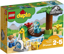 Load image into Gallery viewer, LEGO DUPLO Jurassic World Gentle Giants Petting Zoo 10879 Building Kit (24 Pieces)