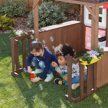 Load image into Gallery viewer, KidKraft Ryan's World Outdoor Playhouse 59.3" x 58" x 64.8", Brown
