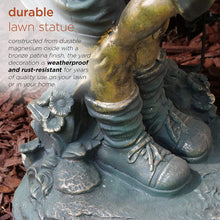 Load image into Gallery viewer, Alpine Corporation GXT260 Statue, 20&quot; x 11&quot; x 26&quot;, Bronze