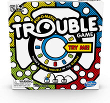 Load image into Gallery viewer, Trouble Board Game for Kids Ages 5 and Up 2-4 Players