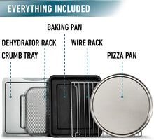 Load image into Gallery viewer, Calphalon Performance Air Fry Convection Oven, Countertop Toaster Oven, Dark Stainless Steel