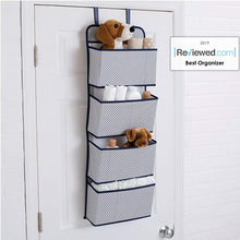 Load image into Gallery viewer, Delta Children 4 Pocket Over The Door Hanging Organizer, Easy Storage/Organization Solution