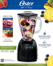 Load image into Gallery viewer, Oster 6706 6-Cup 450-Watt, 10-Speed Blender, Black