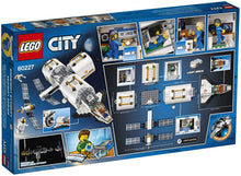 Load image into Gallery viewer, LEGO City Space Lunar Space Station 60227 Space Station Building Set with Toy Shuttle, Detachable Satellite and Astronaut Minifigures, Popular Space Gift (412 Pieces)