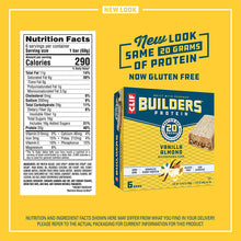 Load image into Gallery viewer, CLIF BUILDER&#39;S - Protein Bars - Chocolate Mint - (2.4 Ounce Non-GMO Bars, 6 Count) (Packaging May Vary)