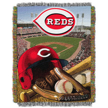 Load image into Gallery viewer, Officially Licensed MLB Home Field Advantage Woven Tapestry Throw Blanket, Soft &amp; Cozy, Washable, Throws &amp; Bedding, 48" x 60"