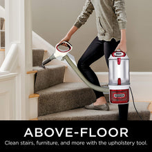 Load image into Gallery viewer, Shark Rotator Professional Upright Corded Bagless Vacuum for Carpet and Hard Floor with Lift-Away Hand Vacuum and Anti-Allergy Seal (NV501), White with Red Chrome