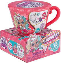 Load image into Gallery viewer, Itty Bitty Prettys Tea Party Little Teacup Doll Assortment (Includes 12 Surprises!) by ZURU, Medium (9701)