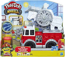 Load image into Gallery viewer, Play-Doh Wheels Firetruck Toy with 5 Non-Toxic Colors Including Play-Doh Water Compound