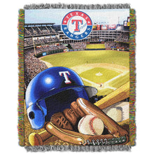 Load image into Gallery viewer, Officially Licensed MLB Home Field Advantage Woven Tapestry Throw Blanket, Soft &amp; Cozy, Washable, Throws &amp; Bedding, 48" x 60"