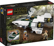 Load image into Gallery viewer, LEGO Star Wars: The Rise of Skywalker Resistance A Wing Starfighter 75248 Advanced Collectible Starship Model Building Kit (269 Pieces)