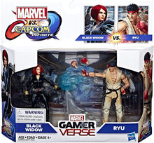 Load image into Gallery viewer, Marvel Gamerverse vs. Capcom Black Widow vs. Ryu 2-Pack