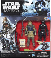Load image into Gallery viewer, Star Wars Rogue One Imperial Death Trooper and Rebel Commando Pao 3.75 Inch Action Figures