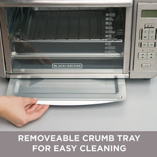 Load image into Gallery viewer, BLACK+DECKER 6-Slice Digital Convection Countertop Toaster Oven, Stainless Steel, TO3280SSD