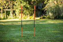 Load image into Gallery viewer, Triumph Toss 'N Topple Outdoor Backyard Game Includes All Accessories and Weighted Bases