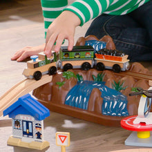Load image into Gallery viewer, KidKraft Bucket Top Mountain Train Set