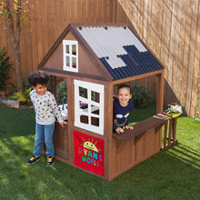 Load image into Gallery viewer, KidKraft Ryan's World Outdoor Playhouse 59.3" x 58" x 64.8", Brown