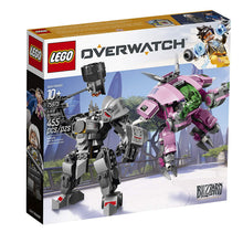 Load image into Gallery viewer, LEGO 6250956 Overwatch D.Va and Reinhardt 75973 Building Kit , New 2019 (455 Piece), Multicolor