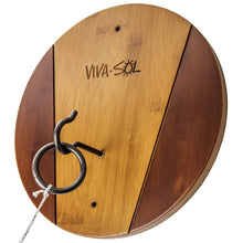 Load image into Gallery viewer, Viva Sol Premium All-Wood Walnut Finish Hook and Ring Target Game for Use Indoors and Outdoors