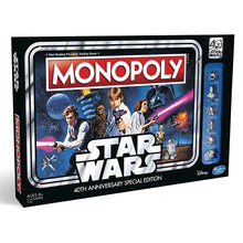 Load image into Gallery viewer, Hasbro Gaming Monopoly Game: Star Wars 40th Anniversary Special Edition