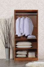 Load image into Gallery viewer, Hodedah HID8600 2-Door Armoire with 4-Shelves in White Wardrobe