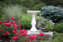 Load image into Gallery viewer, Bloem Promo Bird Bath with Pedestal, 25&quot; x 17&quot;, Peppercorn (270-60)