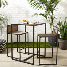 Load image into Gallery viewer, Liberty Garden Patio SS-K-733B-3BK Drake 3-Piece High Dining Set, Black