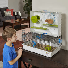 Load image into Gallery viewer, MidWest Homes for Pets Hamster Cage | Awesome Arcade Hamster Home | 18.11" x 11.61" x 21.26"