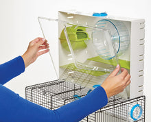 Load image into Gallery viewer, MidWest Homes for Pets Hamster Cage | Awesome Arcade Hamster Home | 18.11" x 11.61" x 21.26"