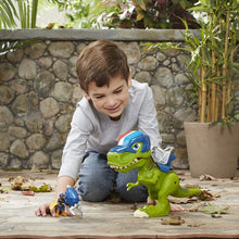 Load image into Gallery viewer, Playskool Heroes Chomp Squad Troopersaurus and Bobby Badge