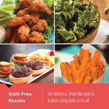 Load image into Gallery viewer, BLACK+DECKER Purify 2-Liter Air Fryer, Black/Stainless Steel, HF110SBD