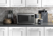 Load image into Gallery viewer, GE JES1097SMSS 0.9 Cu. Ft. Capacity Smart Countertop Microwave Oven with Scan-To-Cook Technology, WiFi Connect, Convenience Cooking Controls, and Auto and Time Defrost, in Stainless Steel