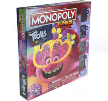 Load image into Gallery viewer, Monopoly Junior: DreamWorks Trolls World Tour Edition Board Game for Kids Ages 5 and Up