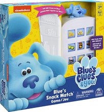 Load image into Gallery viewer, Nickelodeon Blue's Clues Snack Match Game, Matching Board Game, for Families and Kids Ages 3 and up
