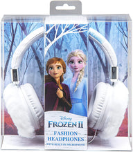 Load image into Gallery viewer, Disney Frozen 2 Kids Headphones Fashion with Built in Microphone, Stream Audio Playback Disney Plus, Anna Elsa Adjustable Kids Headband Home Travel or Toys , Compatible with Apple Samsung Tablets