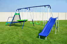Load image into Gallery viewer, Sportspower Fairview Swing, Jump, and Slide Set