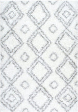Load image into Gallery viewer, nuLOOM Iola Soft &amp; Plush Shag Area Rug, 7' 10" x 10', White