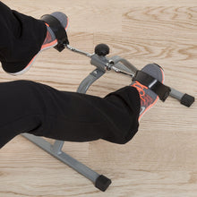 Load image into Gallery viewer, Wakeman Portable Fitness Pedal Stationary Under Desk Indoor Exercise Machine Bike for Arms, Legs, Physical Therapy or Calorie Burner, Black,Gray (80-5112)