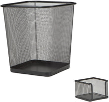 Load image into Gallery viewer, Mind Reader 4 Piece Desk Organizer Set, Pencil Holder, Letter Tray, Supply Organizer with Trash Can